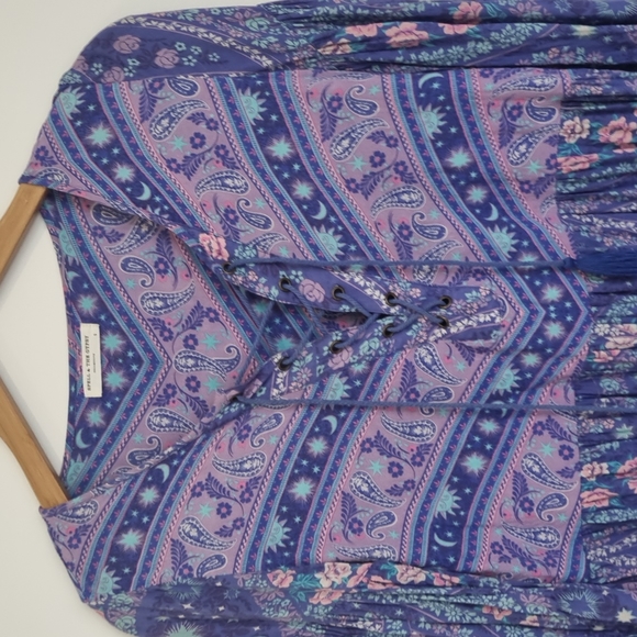 Spell & the gypsy purple and pink luna and floral blouse - Picture 7 of 10